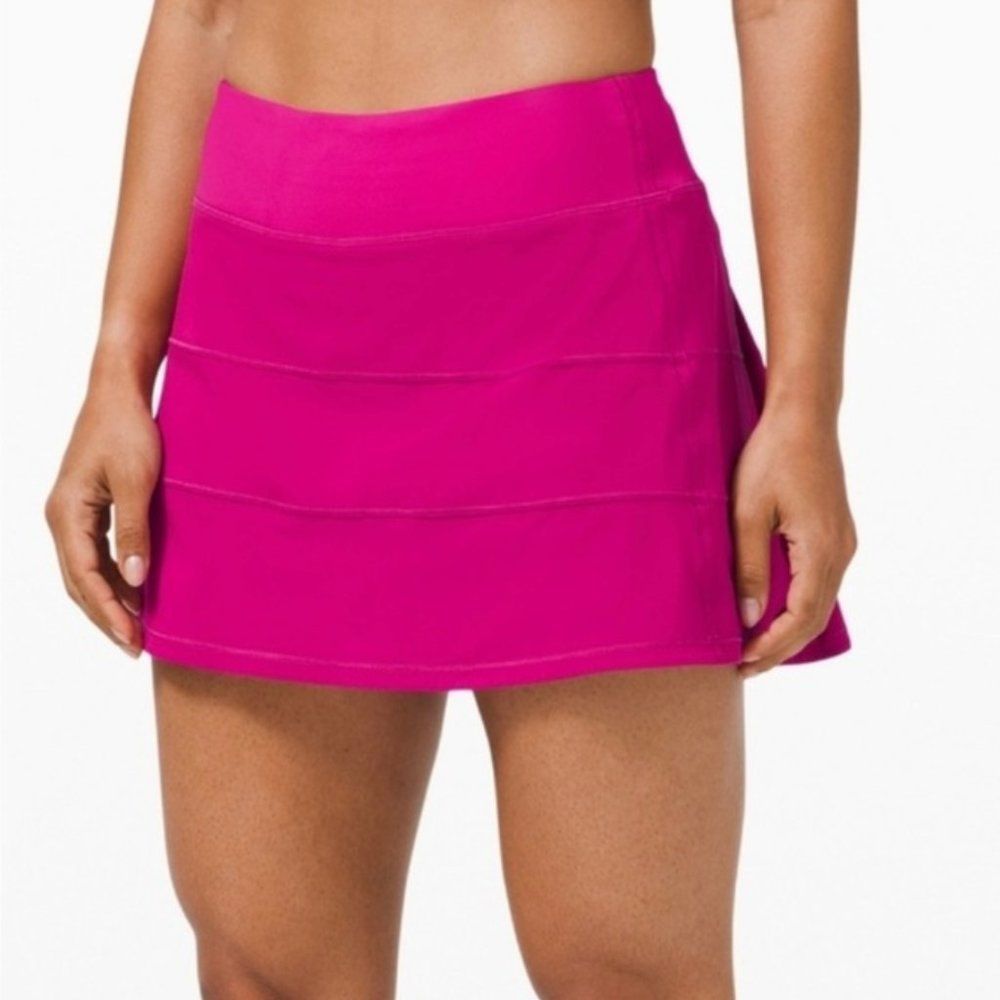 Lululemon Pace Rival Mid Rise Skirt Ripened Raspberry 10 - Picture 3 of 16